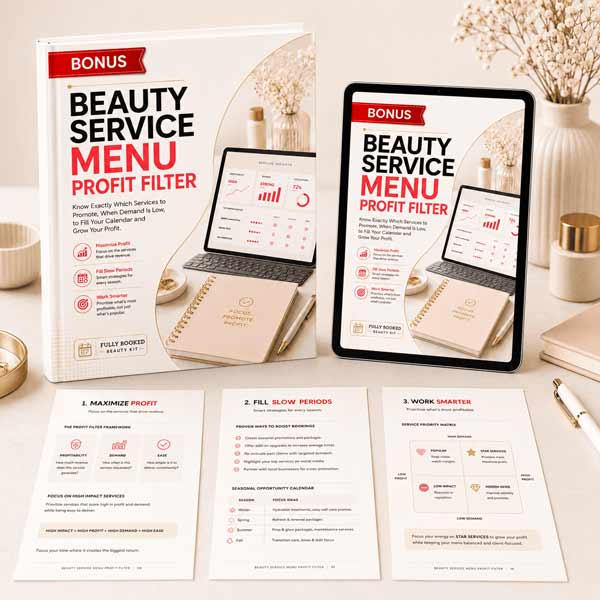 Service Menu Profit Filter
